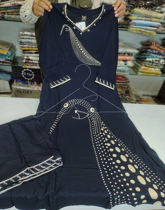 KC Cotton Kurti Palazzo Set